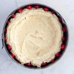 Strawberry Couscous Cheesecake – preparation step 6