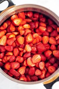 Strawberry & Elderflower Jam – preparation step 2