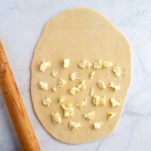 Apricot Semolina Galette – preparation step 5