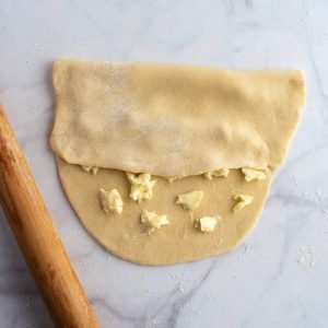 Apricot Semolina Galette – preparation step 6