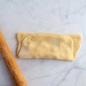 Apricot Semolina Galette – preparation step 7