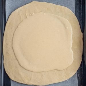 Apricot Semolina Galette – preparation step 8