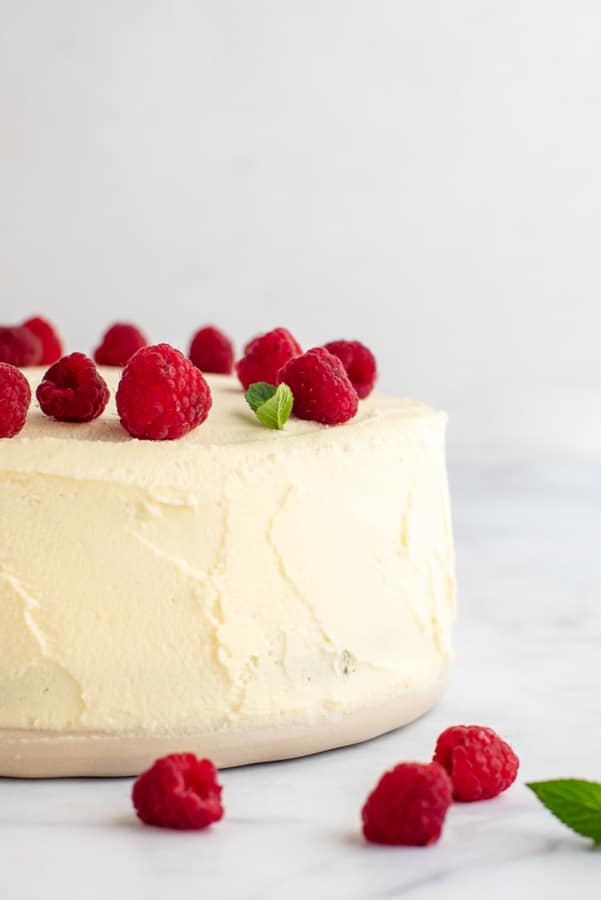 Raspberry Mascarpone Cake – preparation step 9