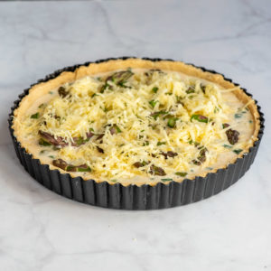 Asparagus & Leek Quiche – preparation step 9