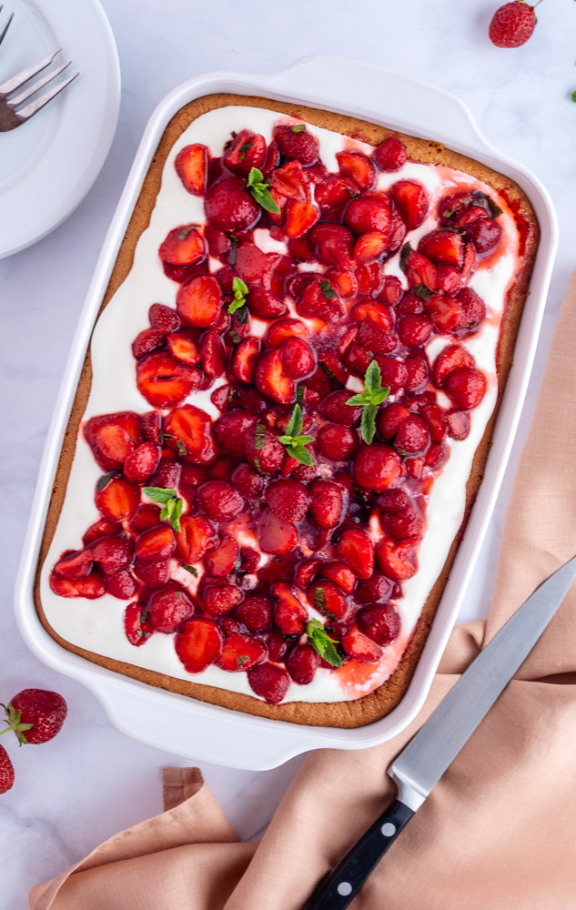 Strawberry Chiffon Cake – preparation step 9