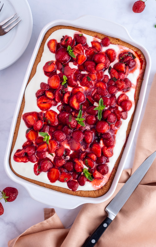 Strawberry Chiffon Cake – preparation step 8