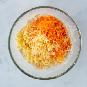 Tahini & Carrot Scones – preparation step 1