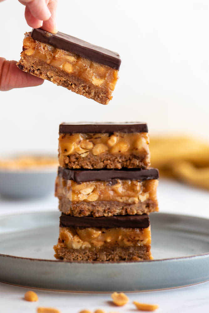 Millionaire’s Biscoff Bars – preparation step 3