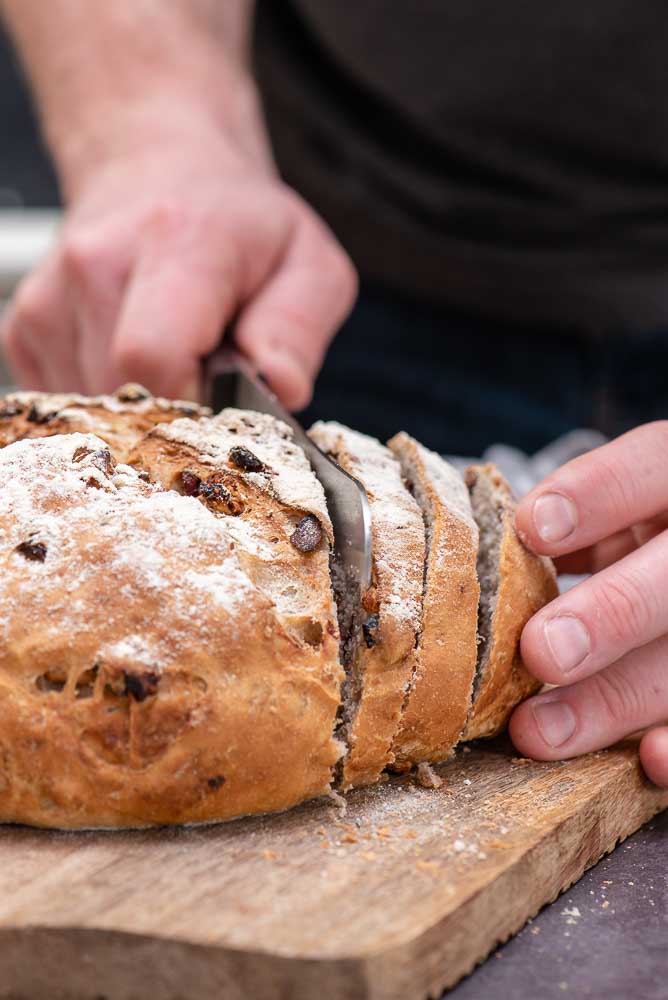 Fig, Cranberry & Walnut Bread – preparation step 5