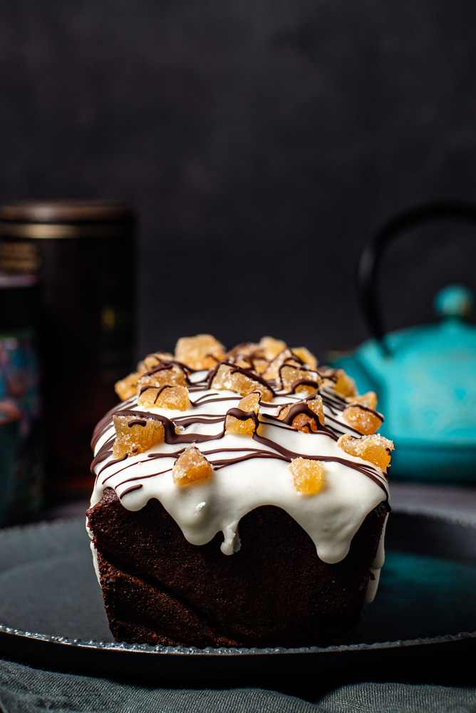 Spiced Ginger & Chocolate Loaf Cake