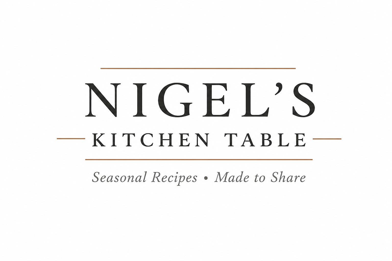 Nigel’s Kitchen Table